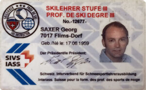 Swiss Skiinstructor SIVS Georg Saxer